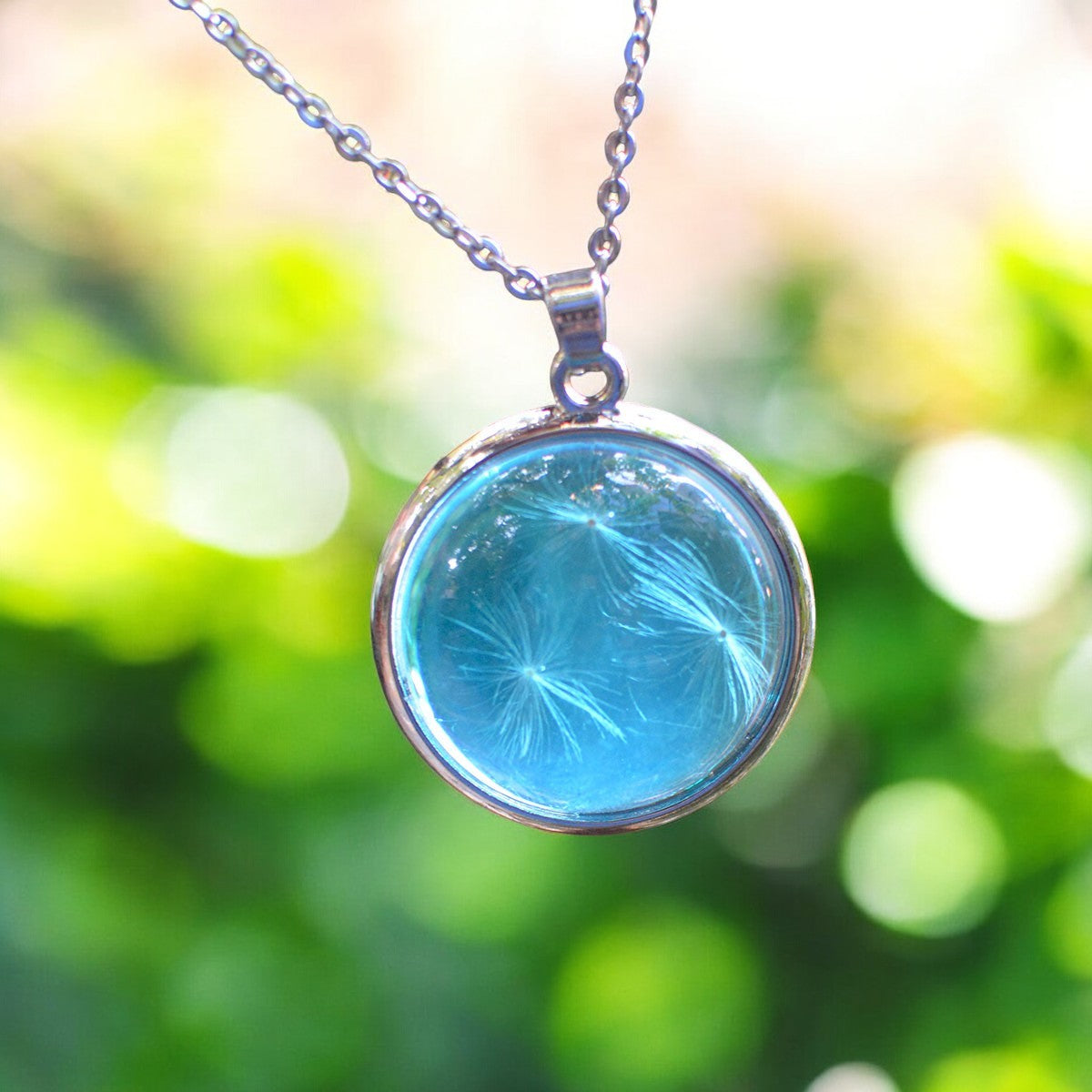 FLO's Ocean's Tranquility Real Dried Flower Necklace