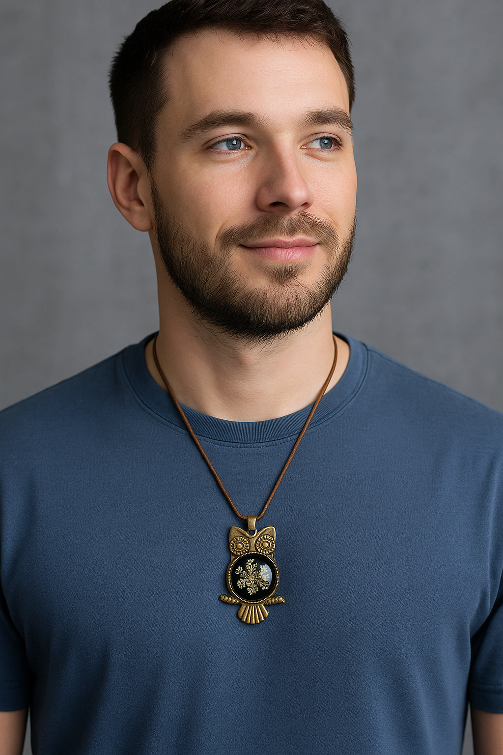 FLO's Starry Hoot Real Dried Flower Necklace