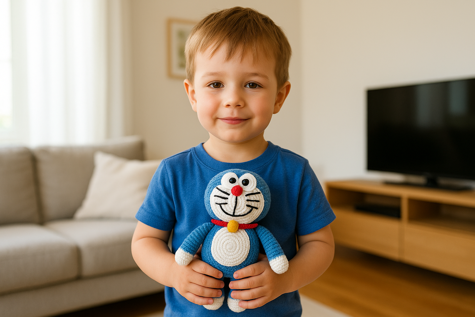 Robo-Buddy – Doraemon Crochet Toy