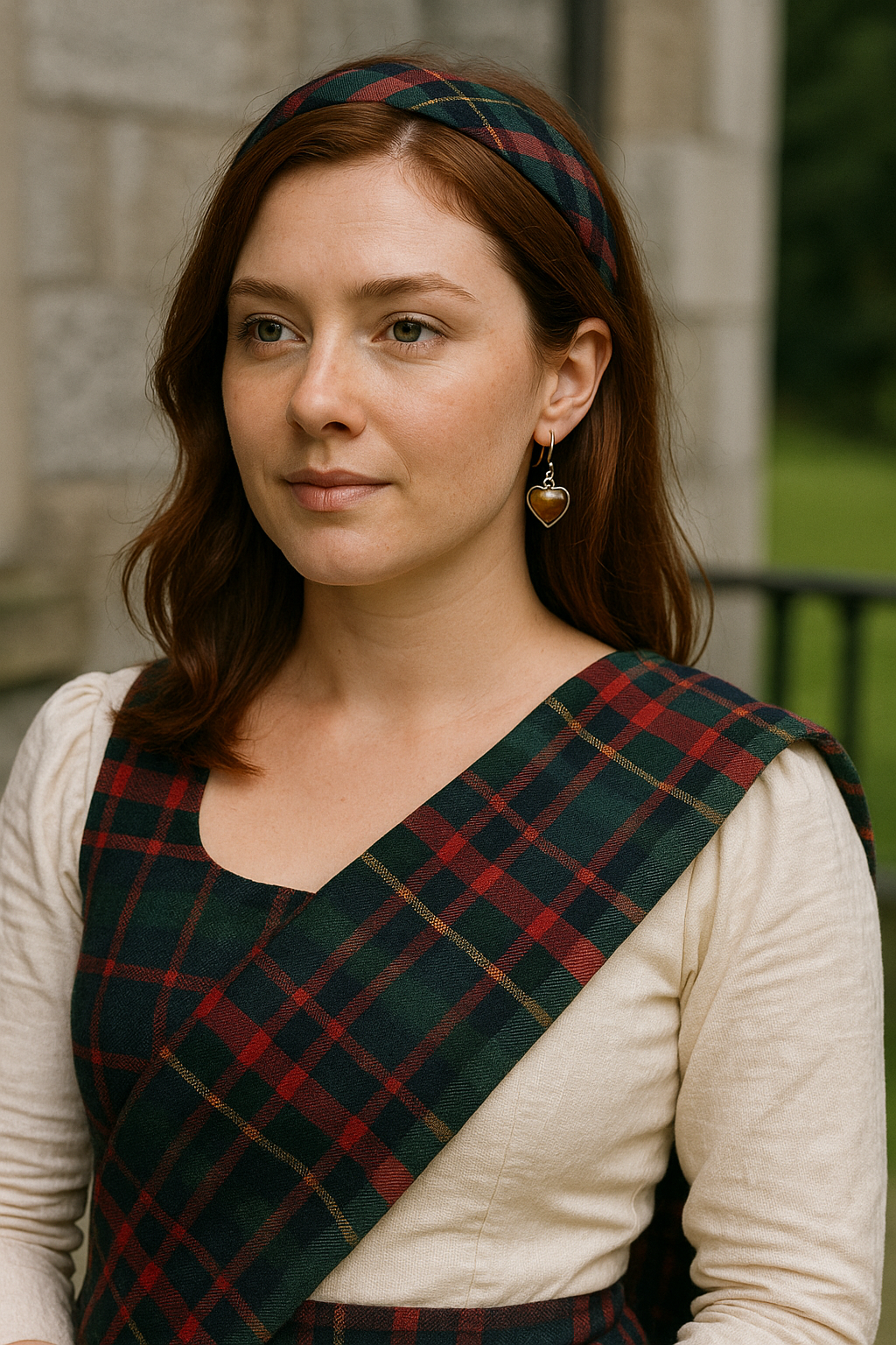 FLO's Tiger Eye Heart Stone Earrings