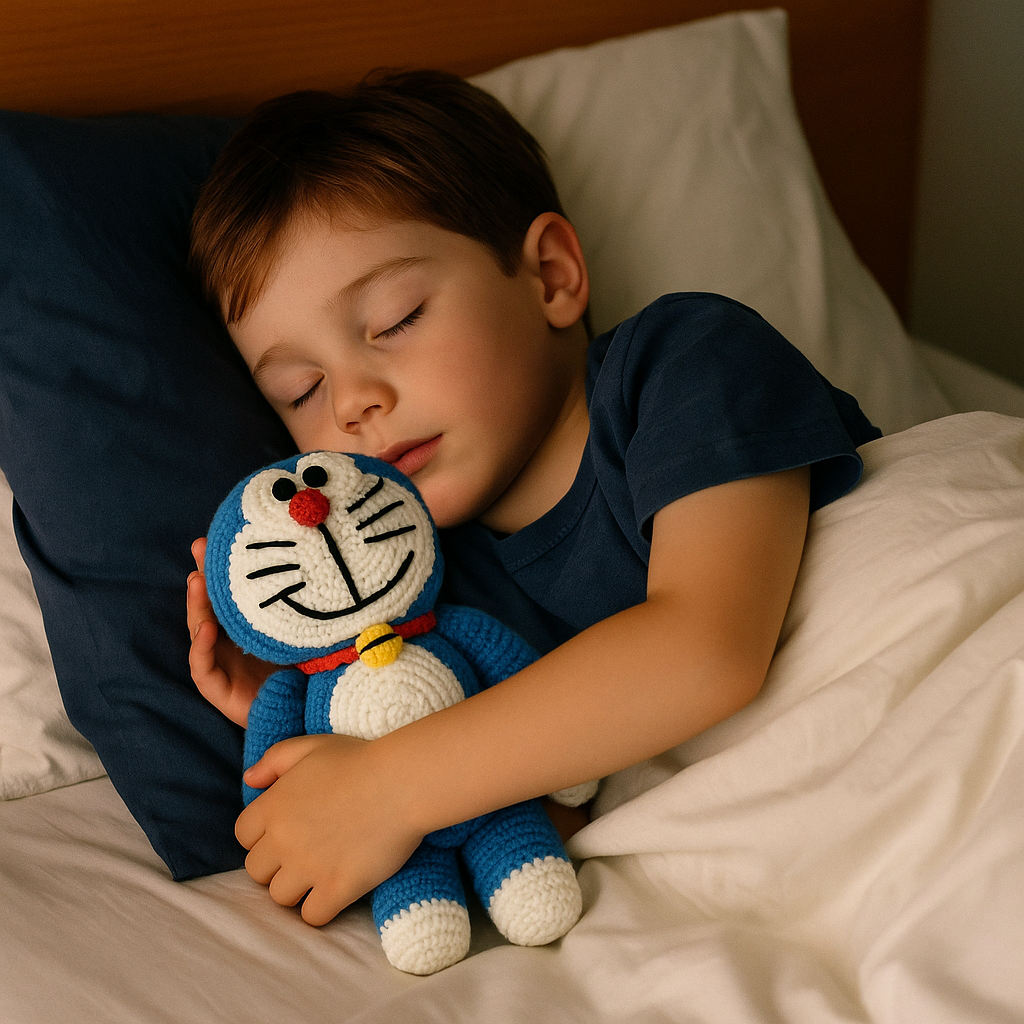 Robo-Buddy – Doraemon Crochet Toy