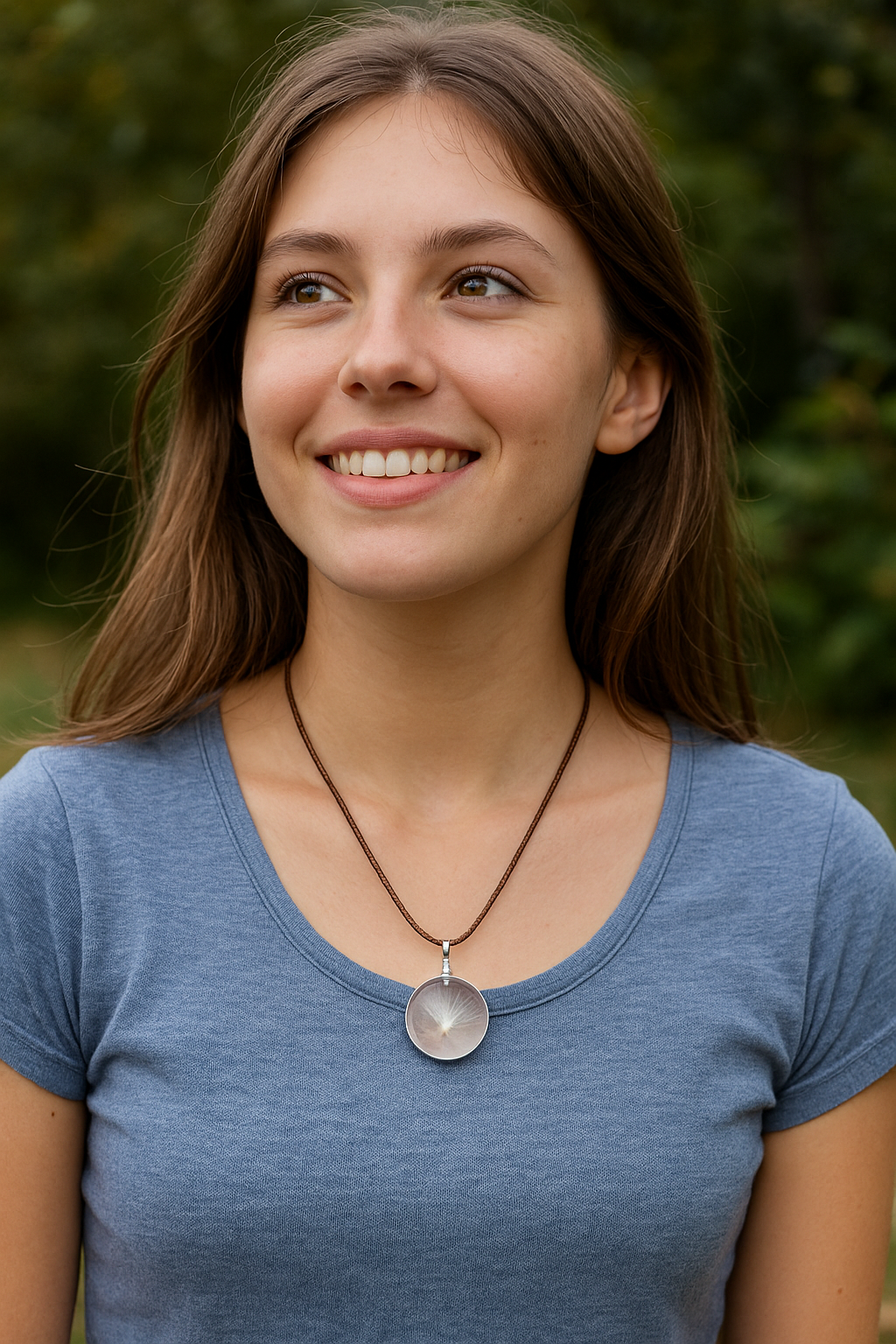 FLO's Twines of Magic Dandelion Real Seeds Necklace