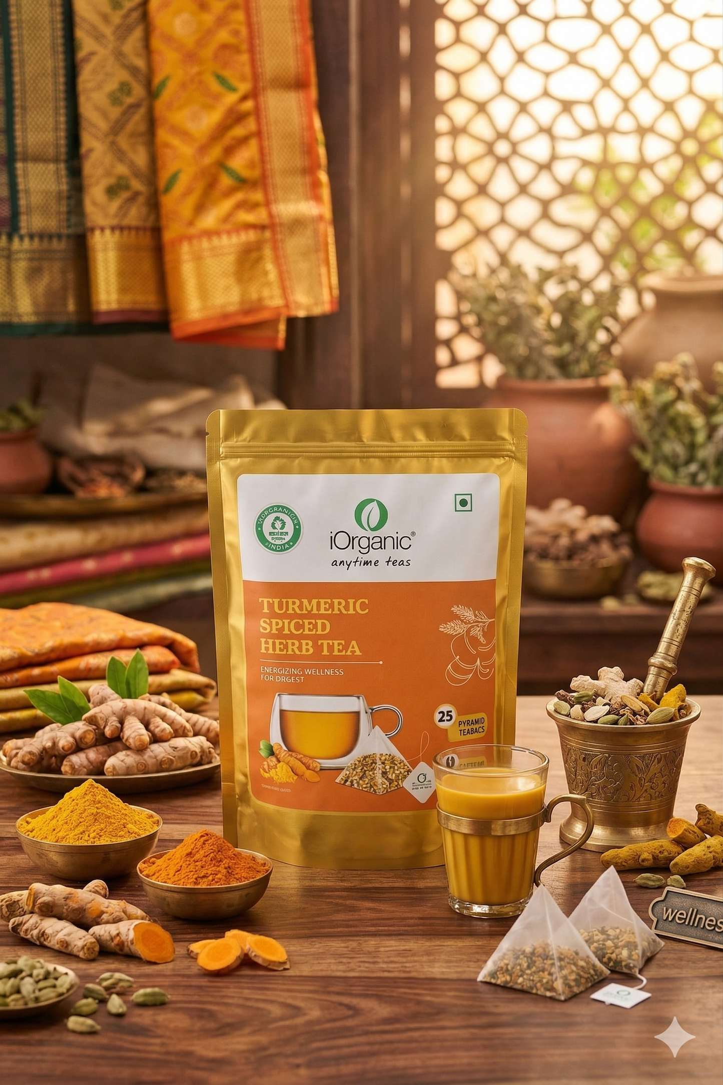 Turmeric Spice Wellness Tea Bags