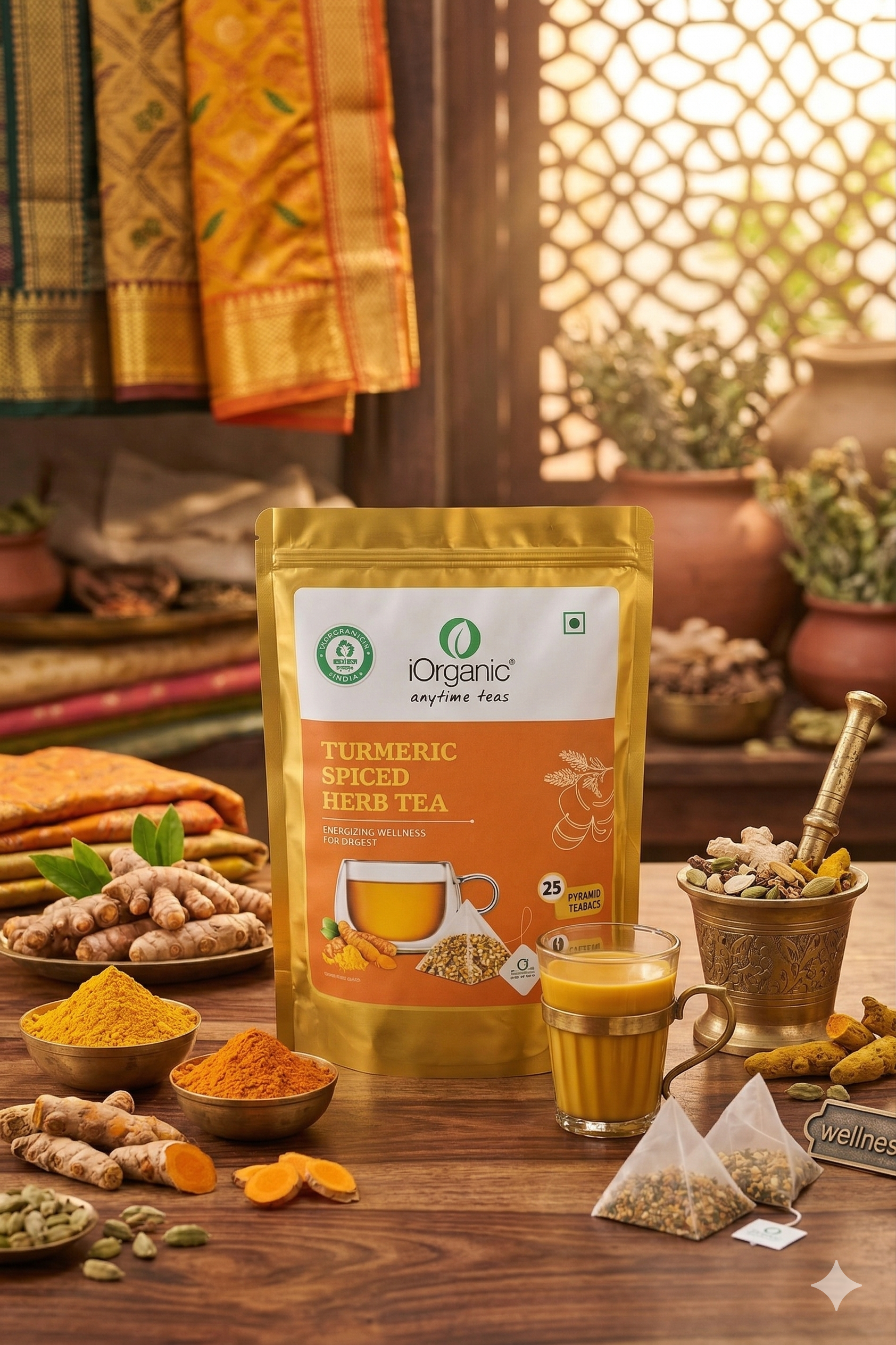 Turmeric Spice Wellness Tea Bags