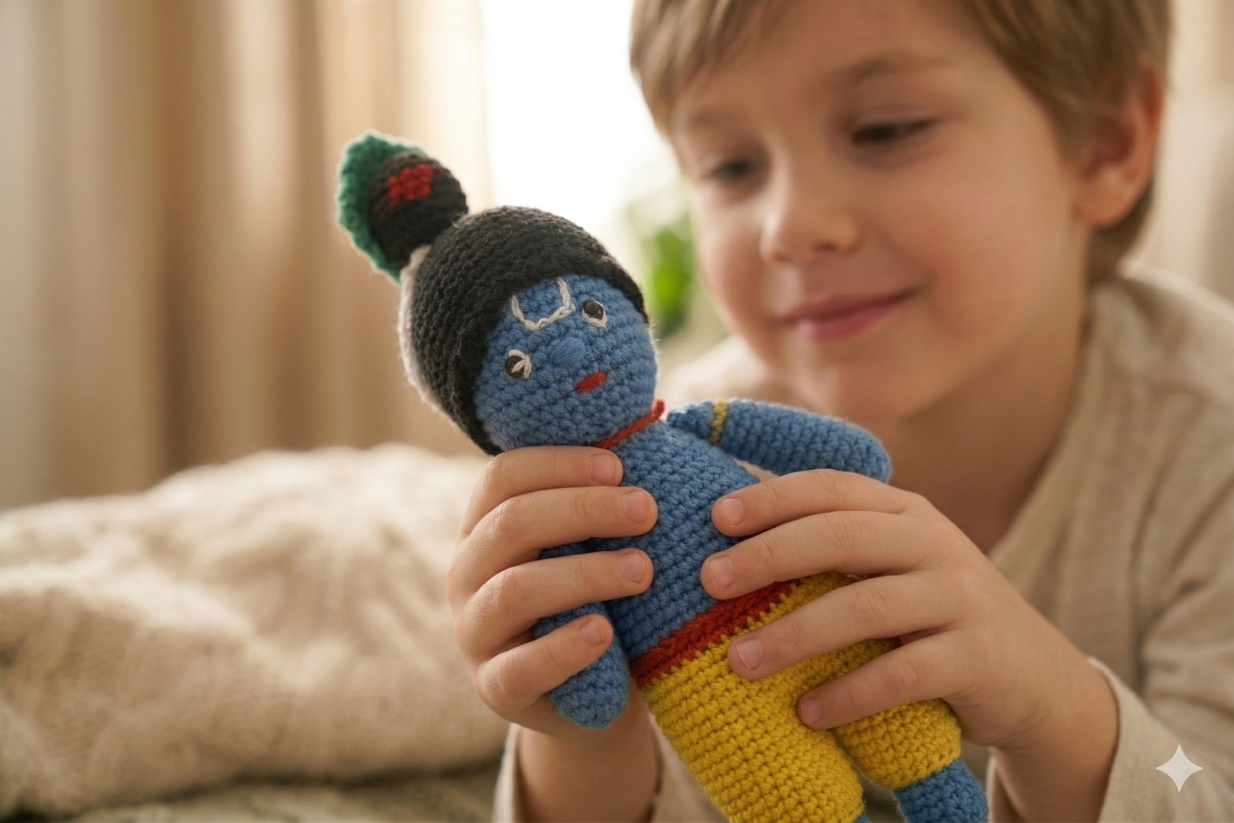 Enchanted Wonder – Krishna Crochet Toy