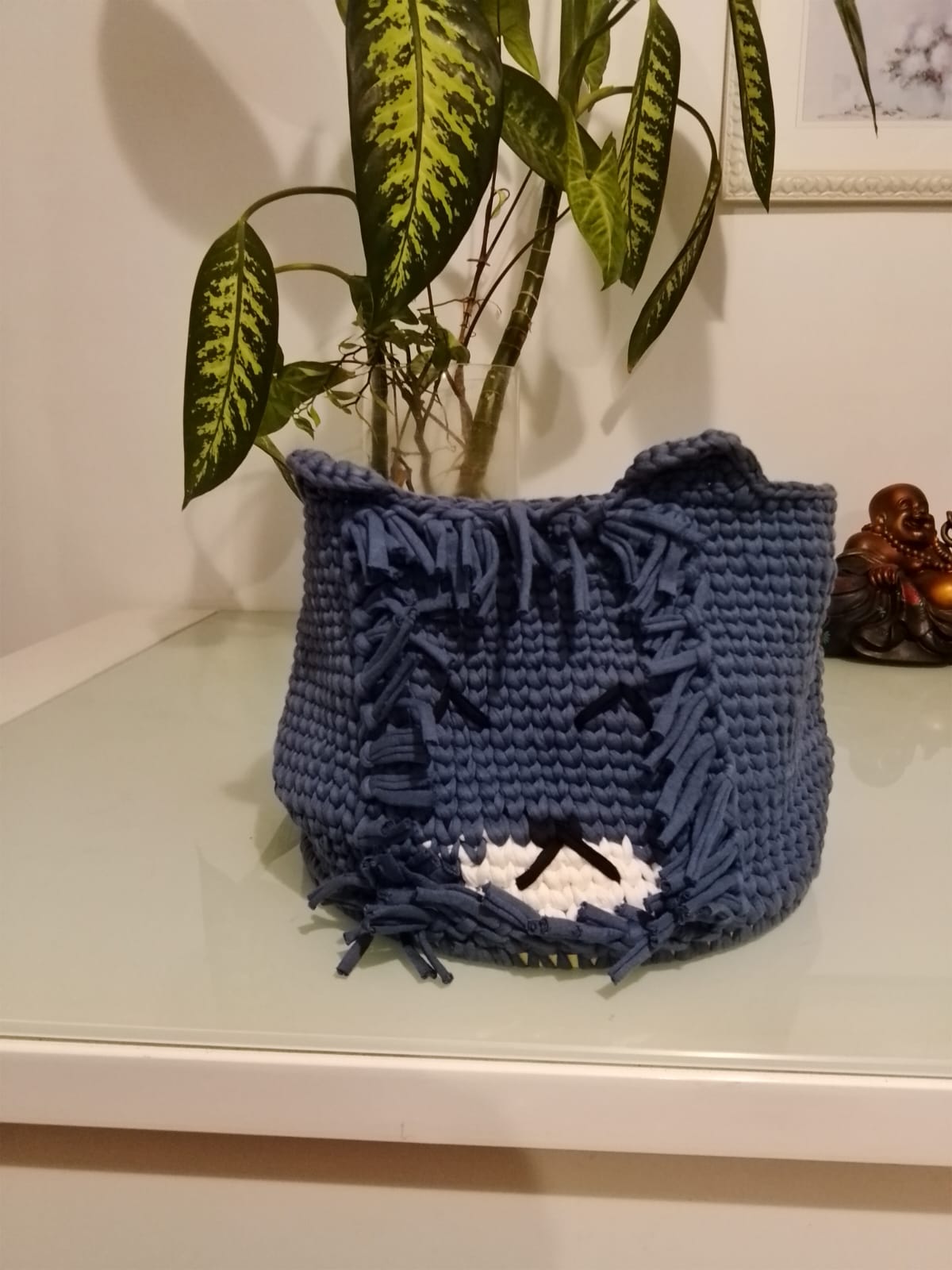 Lion Crochet Storage Basket