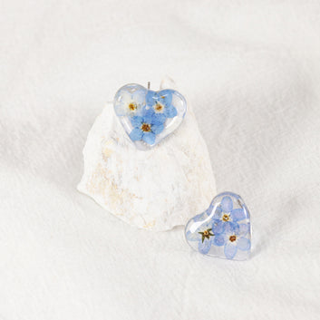 FLO's Heartfelt Forget-Me-Not Earrings