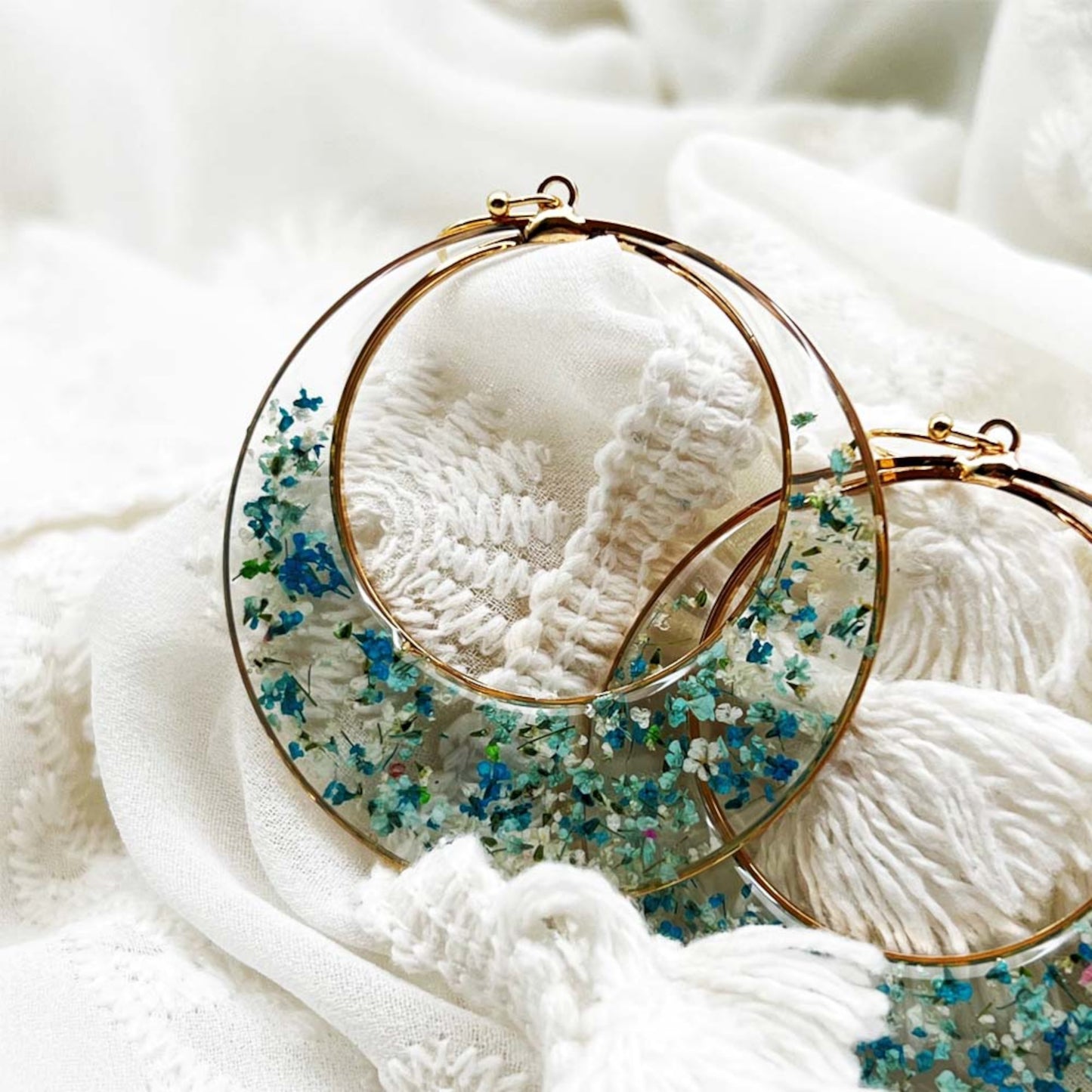 FLO's Queen’s Blossom Hoop Earrings