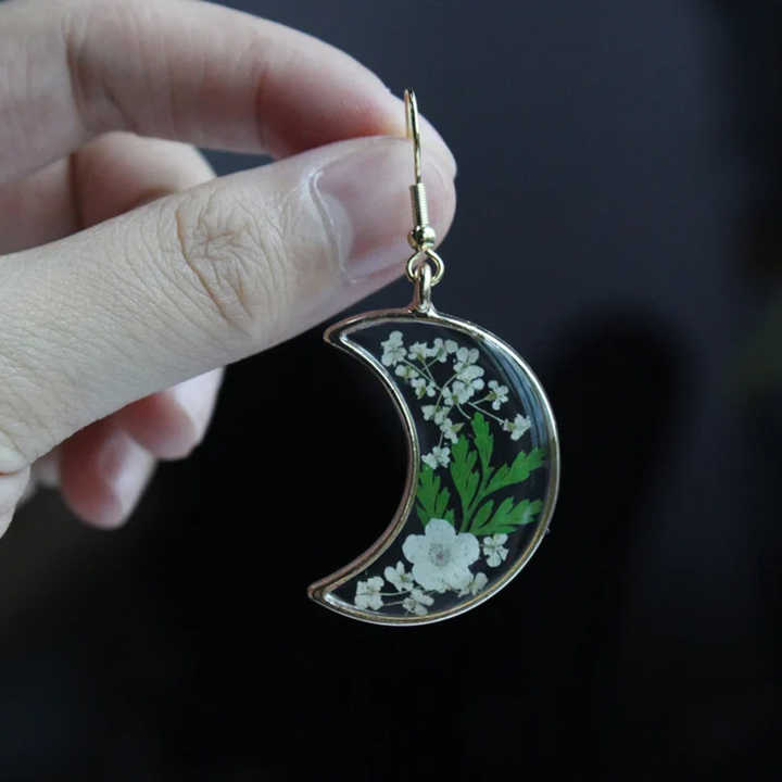 FLO's Verdant Moon Crescent Drops