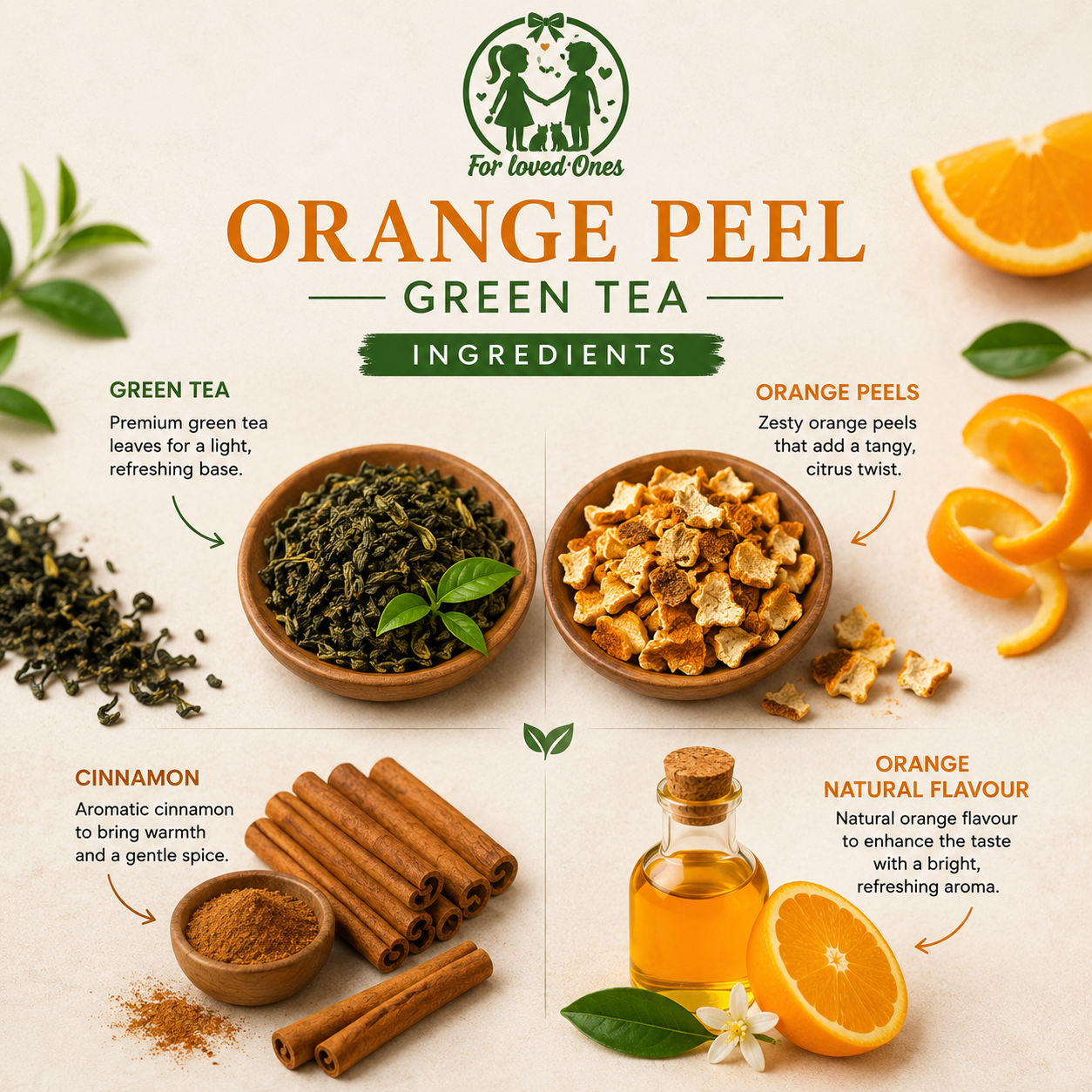 Orange Peel Green Tea