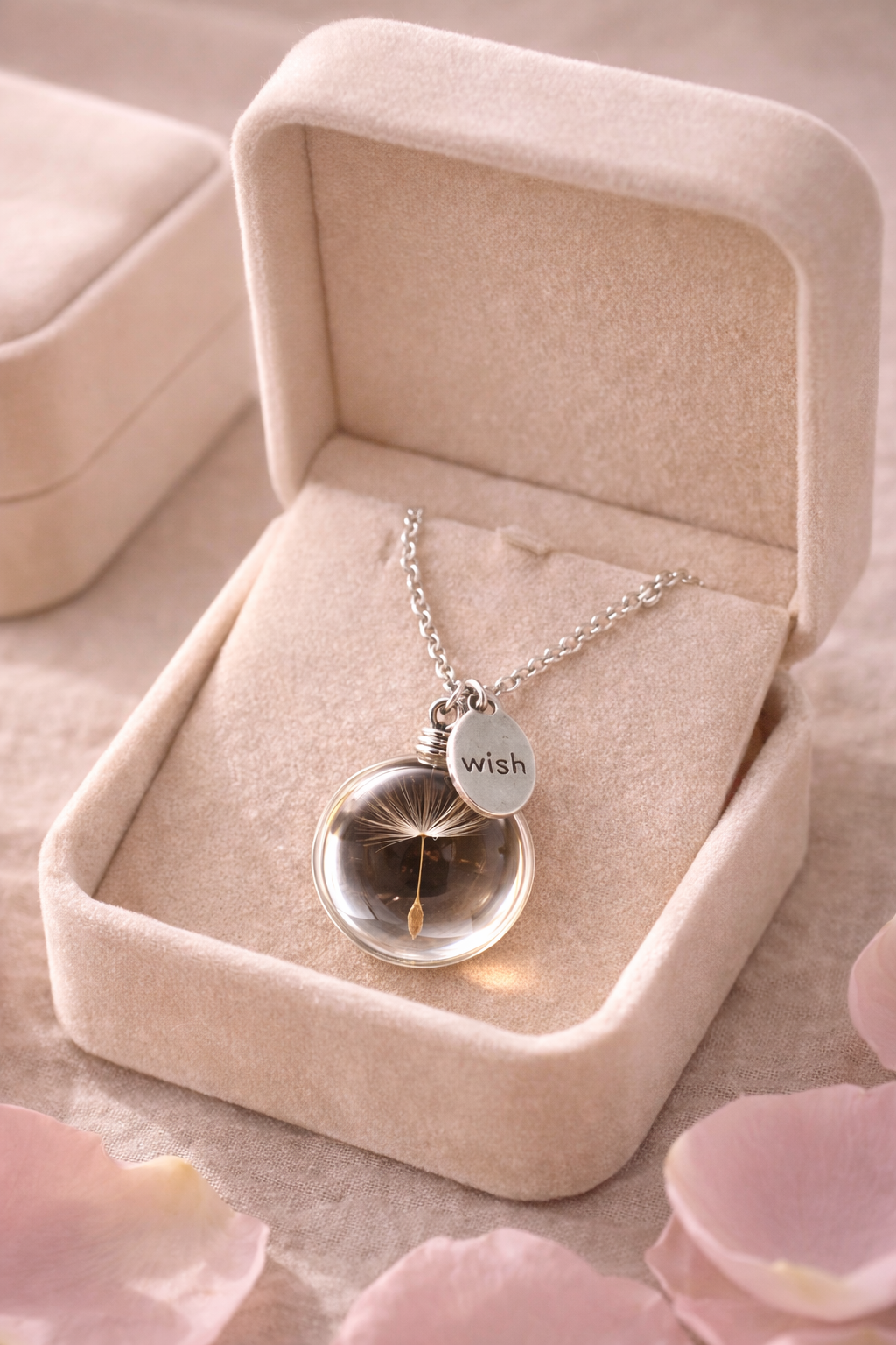 FLO’s MoonWish Dandelion Orb Pendant