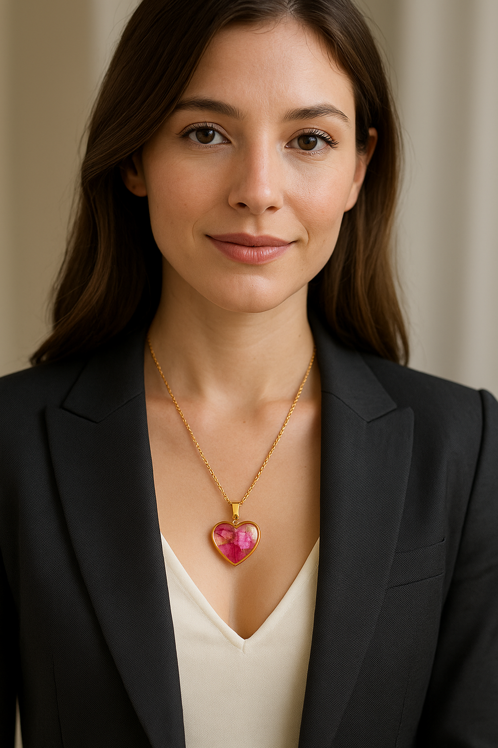 FLO's Eternal Rose Heart Pendant