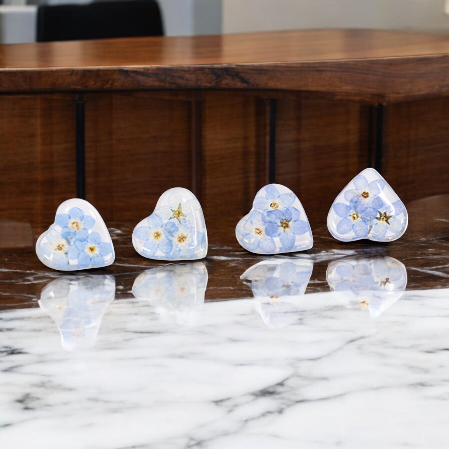 FLO's Heartfelt Forget-Me-Not Earrings