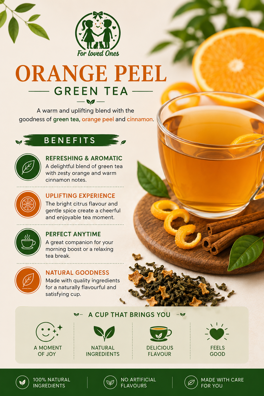Orange Peel Green Tea