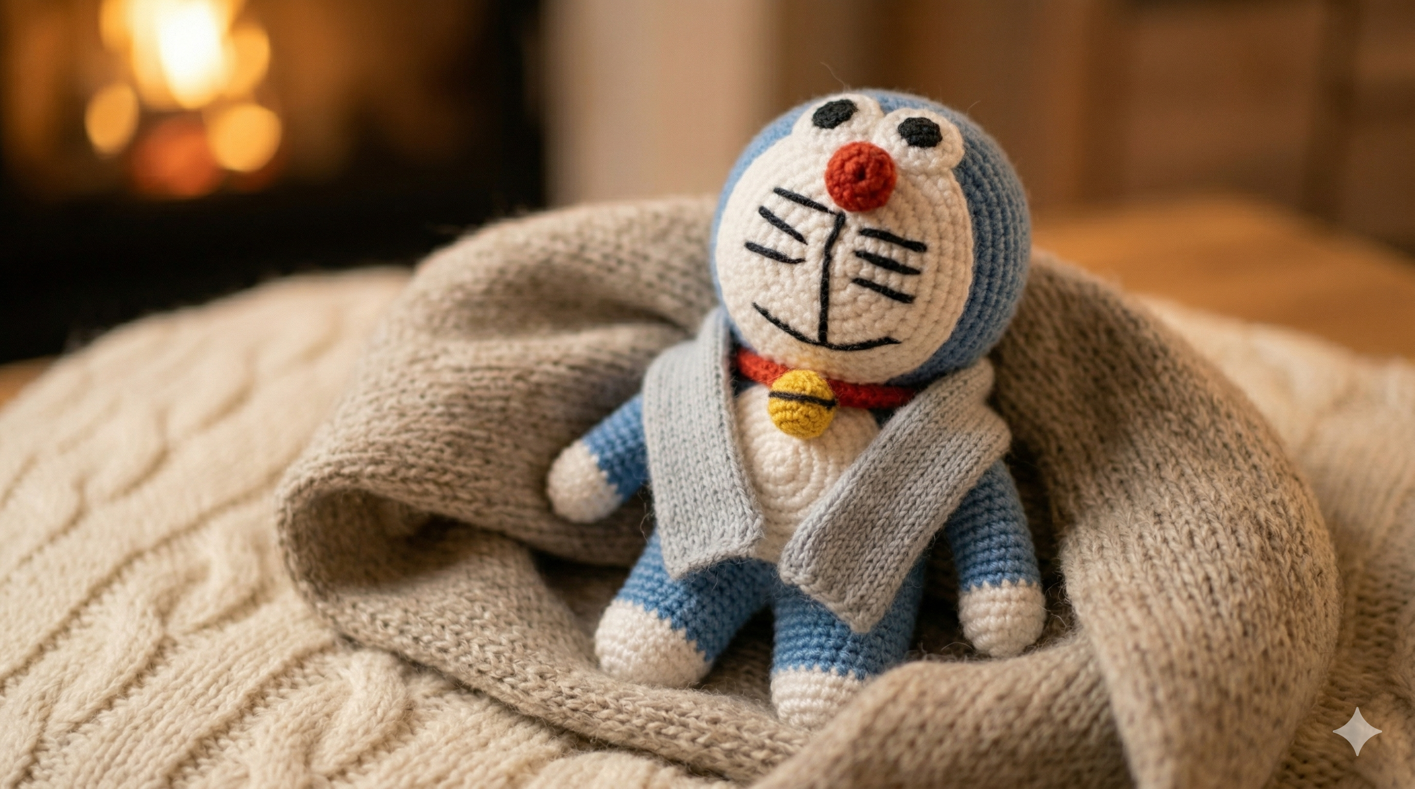 Robo-Buddy – Doraemon Crochet Toy