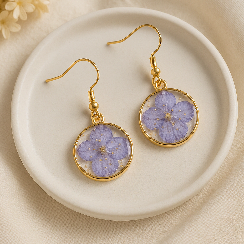 FLO's Moonlit Larkspur Studs