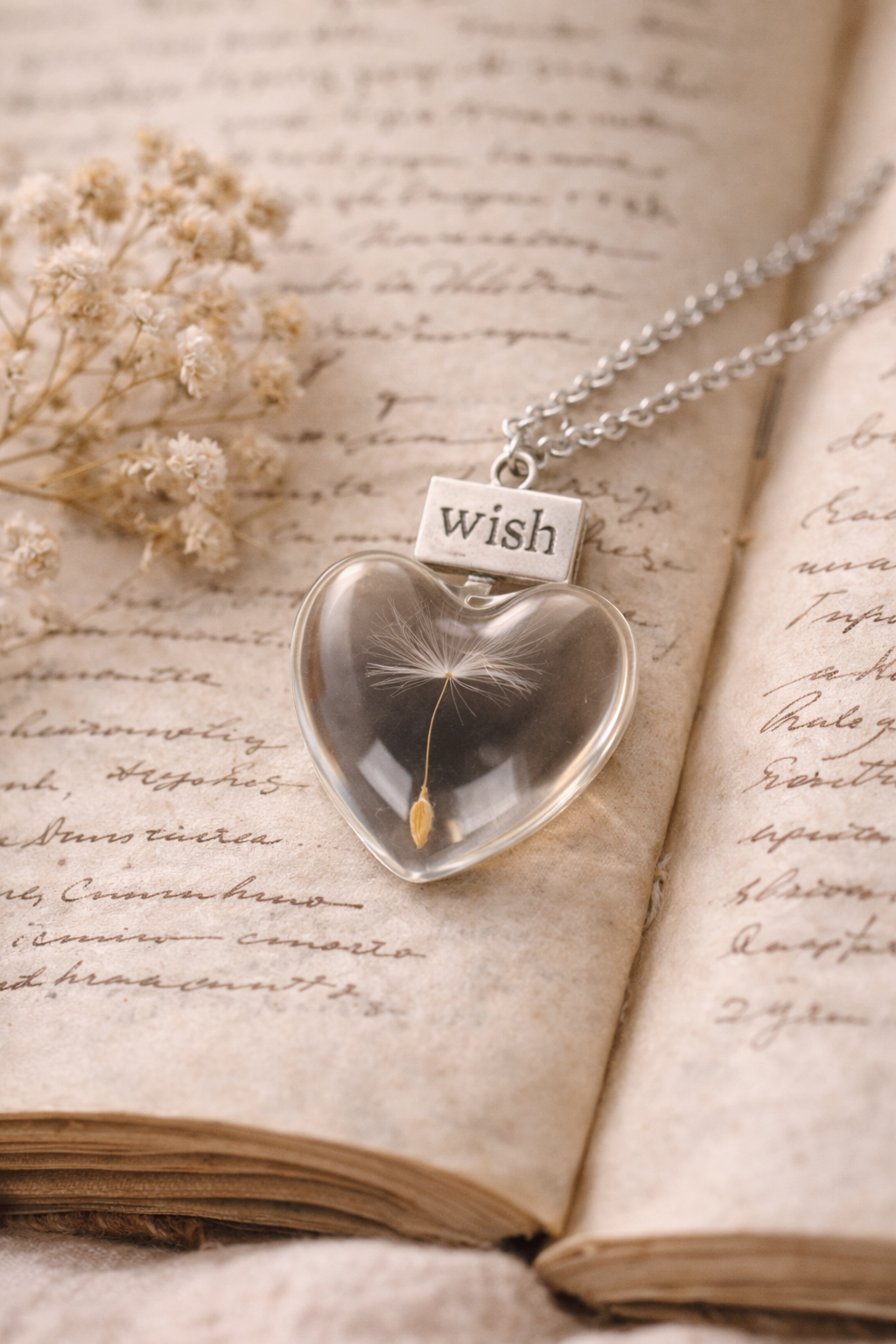 FLO’s HeartWish Dandelion Pendant