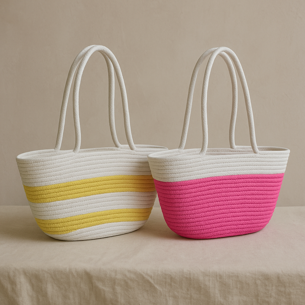 FLO's Sunset Glow Crochet Tote