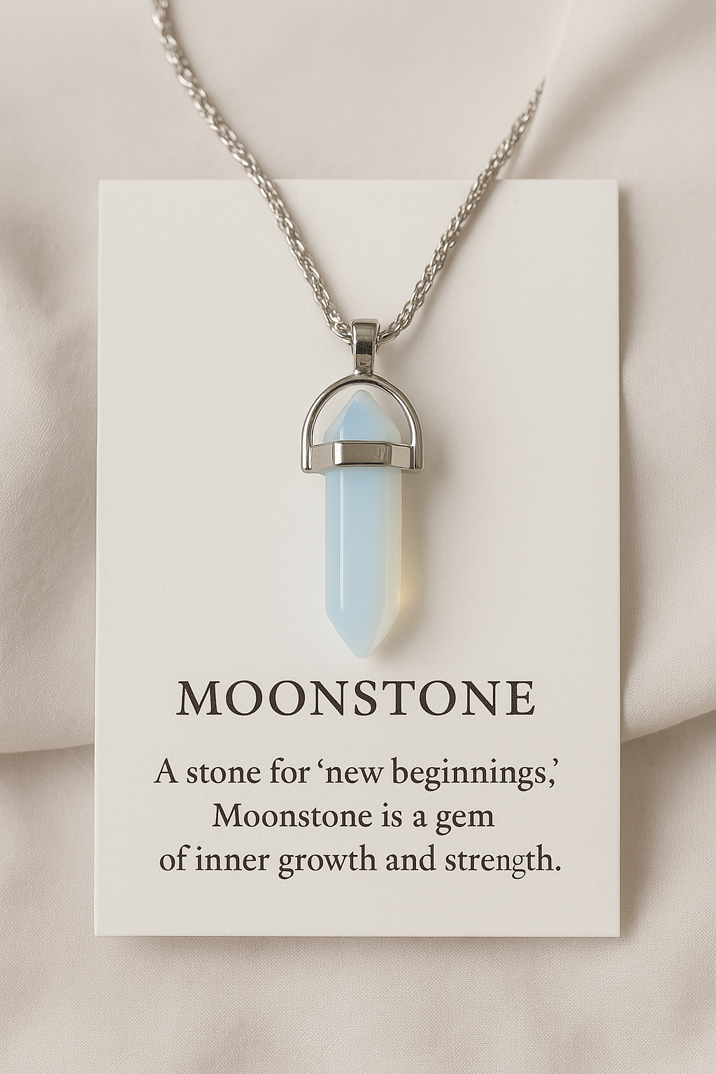 FLO's Moonstone HexAura Pendant