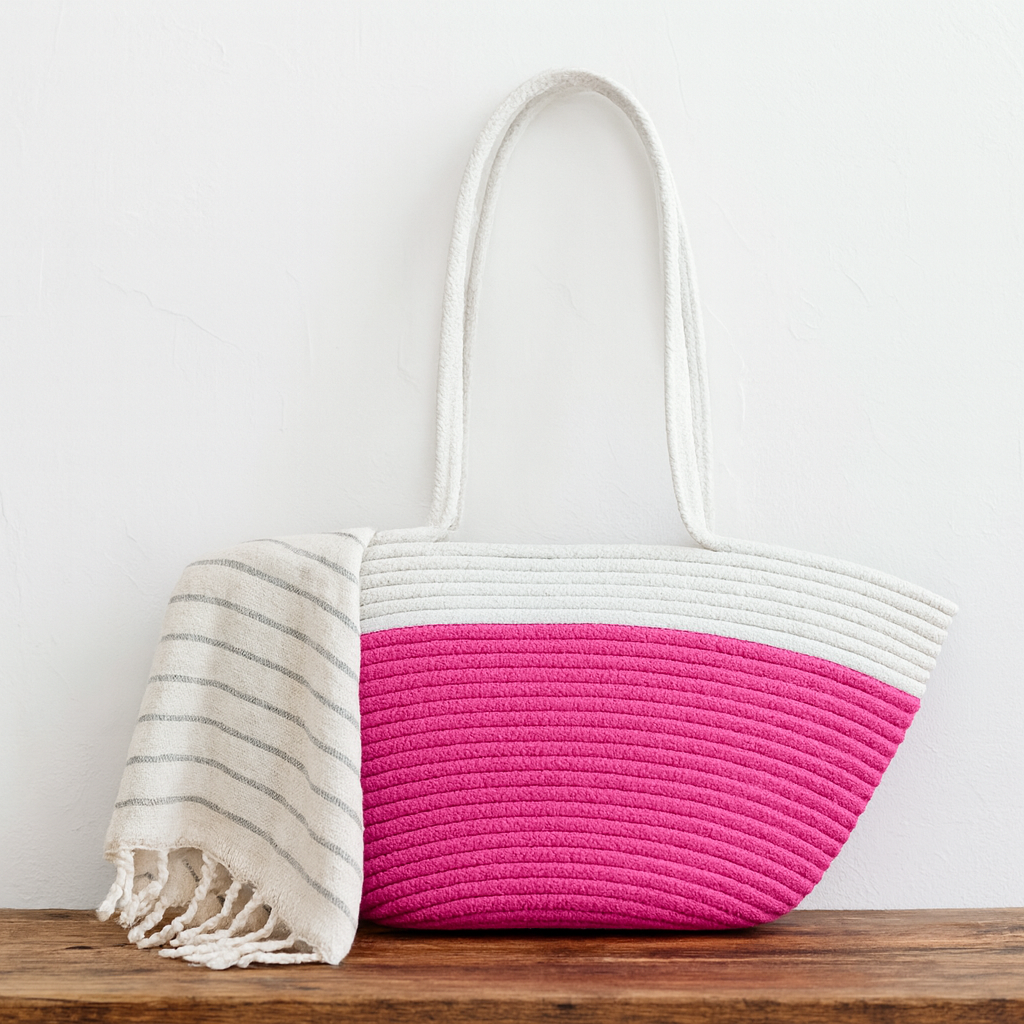 FLO's Sunset Glow Crochet Tote