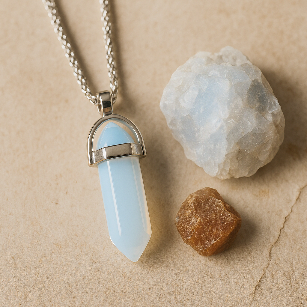 FLO's Moonstone HexAura Pendant