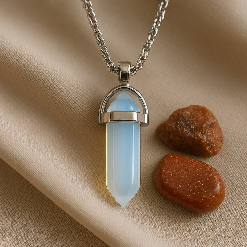 FLO's Moonstone HexAura Pendant