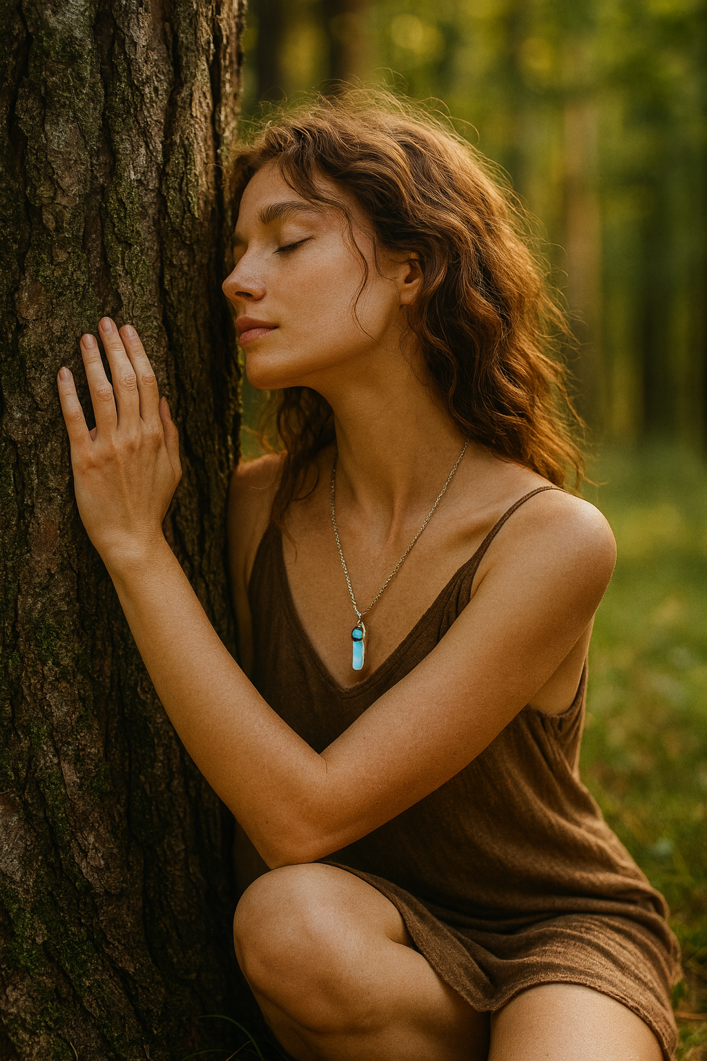 FLO's Moonstone HexAura Pendant