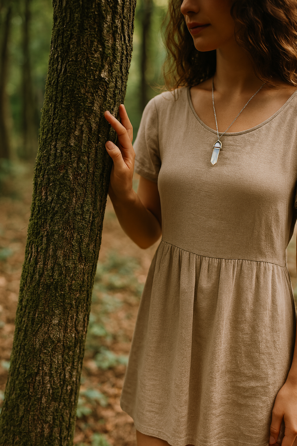 FLO's Moonstone HexAura Pendant