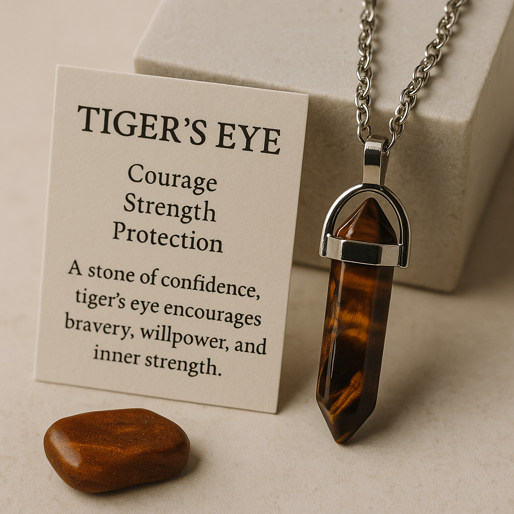 FLO's Guardian Arch Tiger Eye Pendant