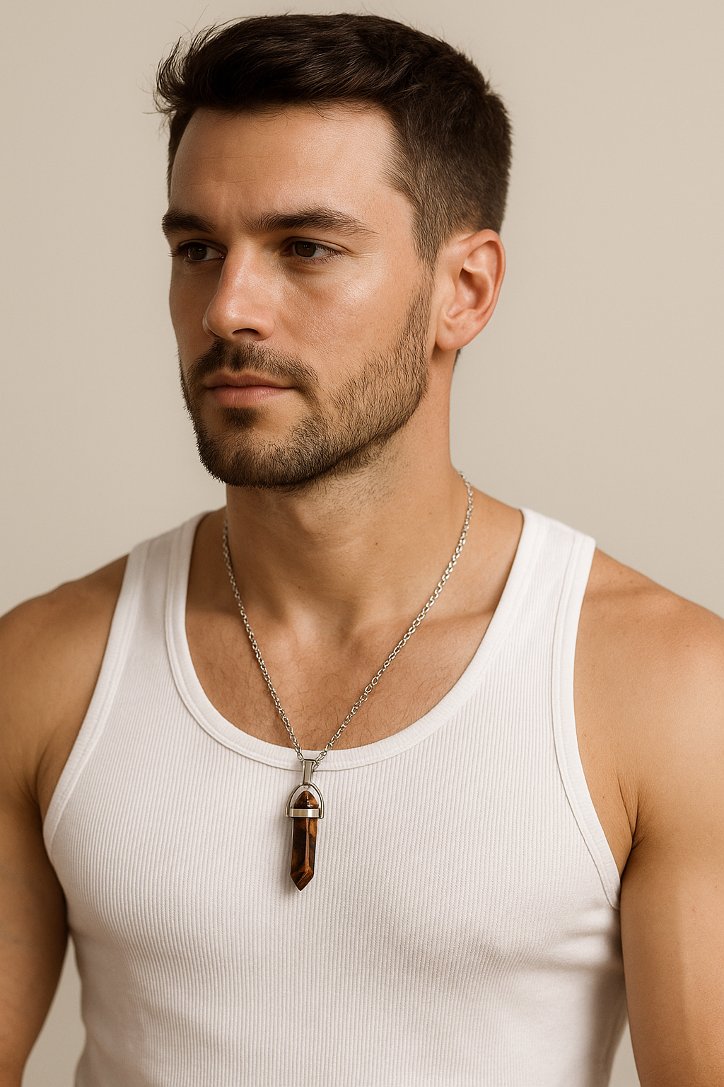 FLO's Guardian Arch Tiger Eye Pendant