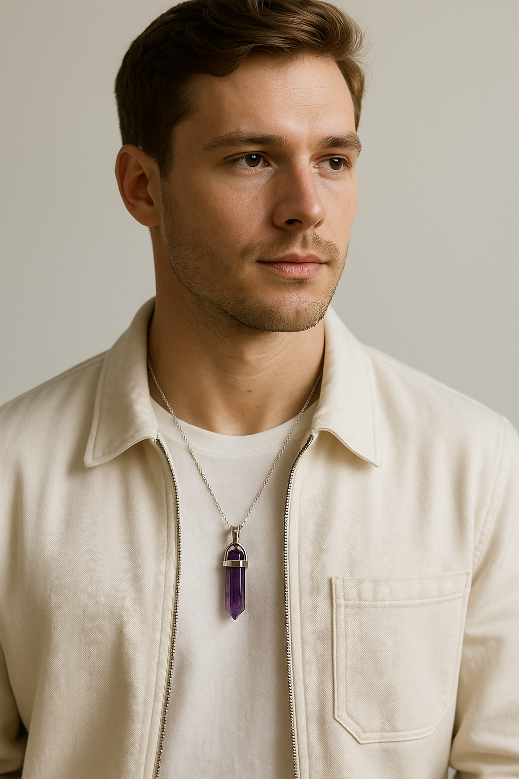 FLO's Amethyst HexAura Pendant