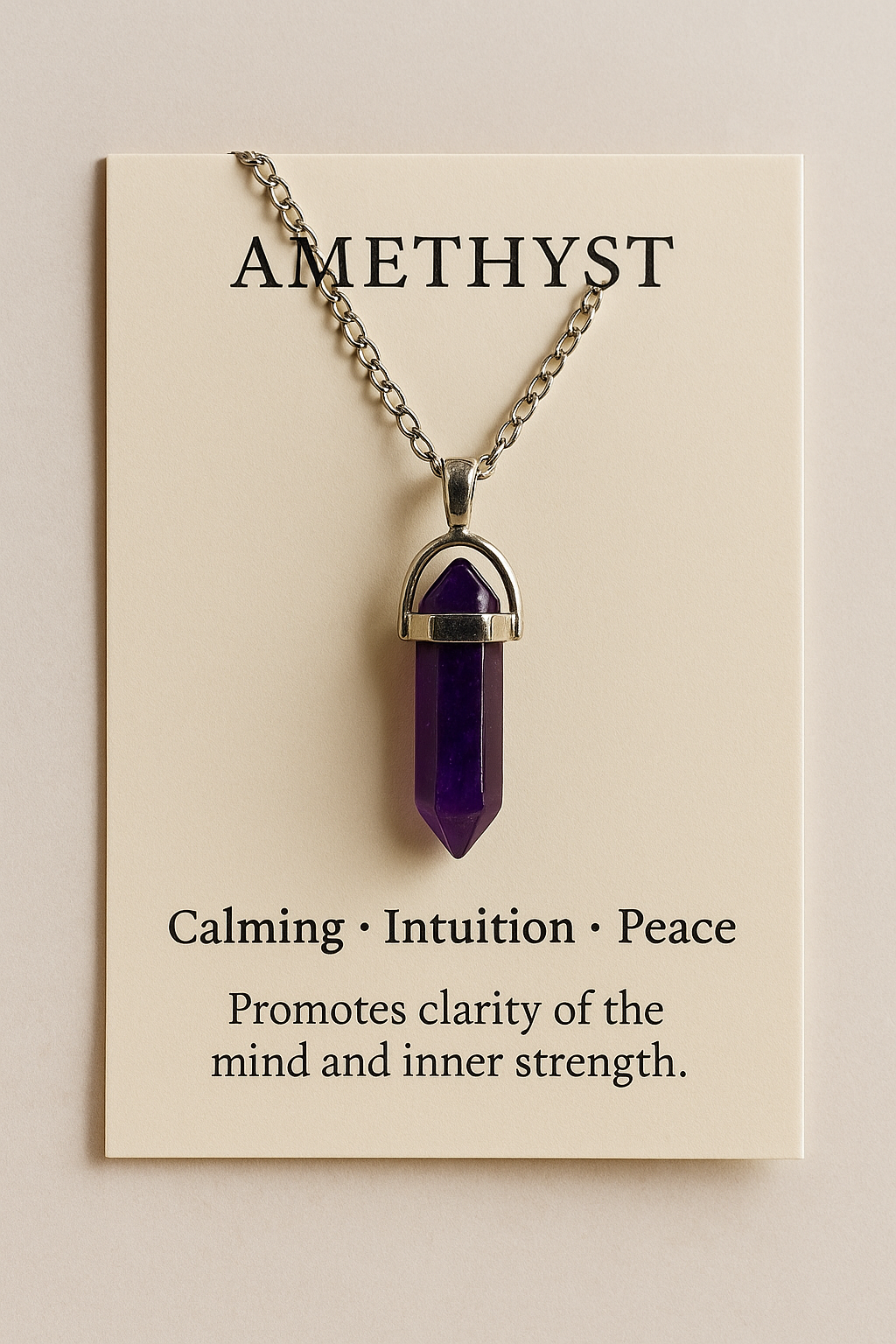 FLO's Amethyst HexAura Pendant