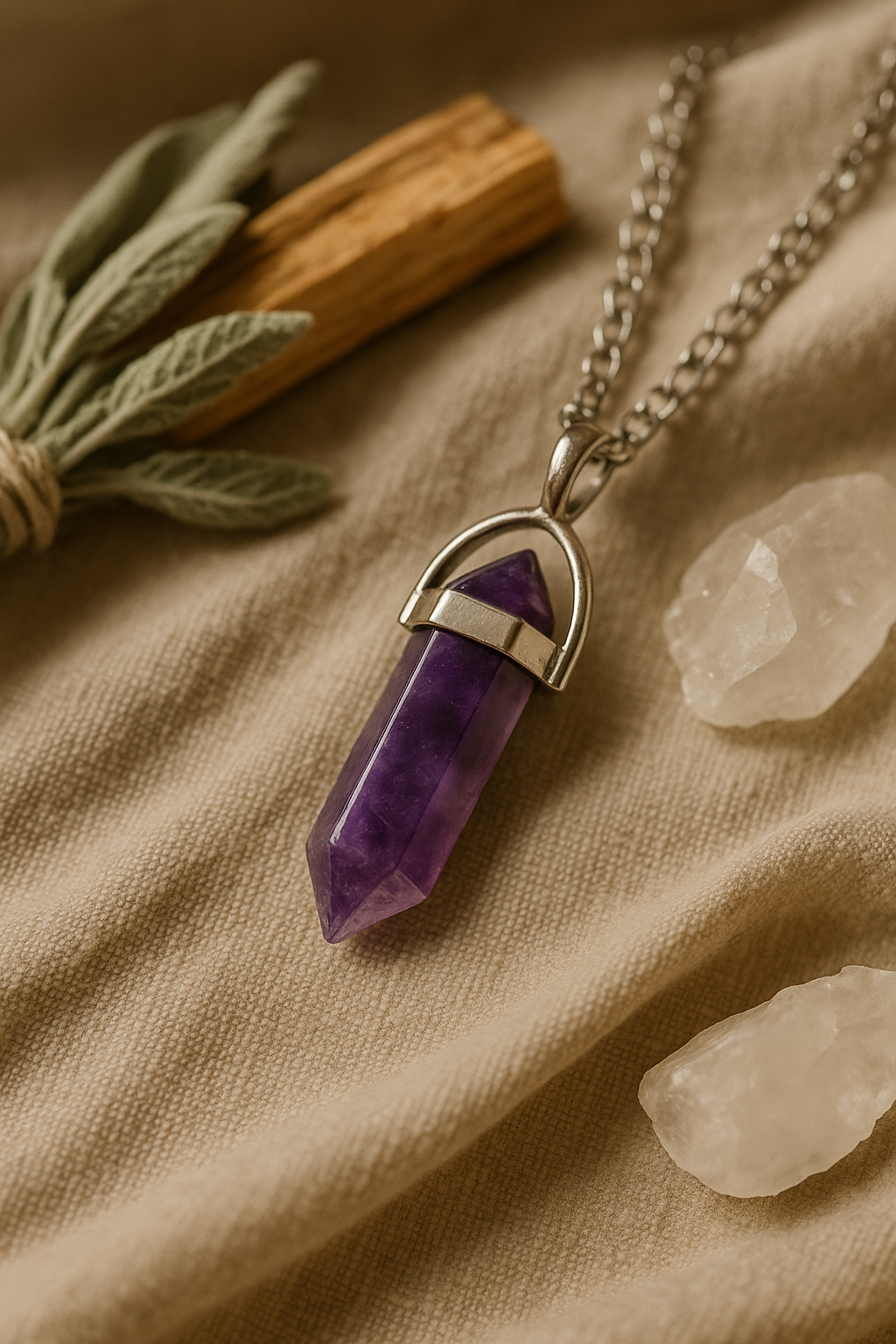 FLO's Amethyst HexAura Pendant