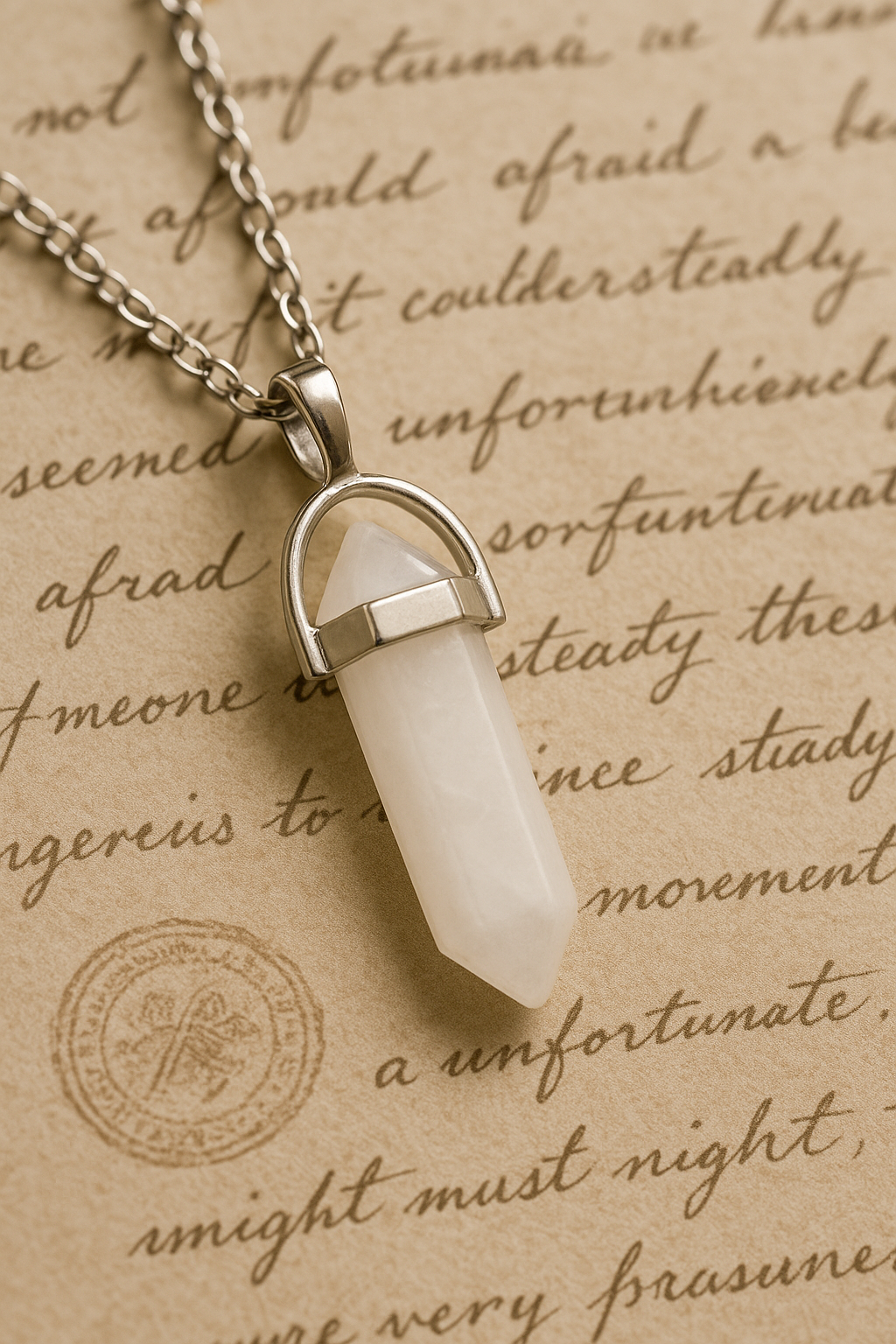 FLO's Clear Quartz HexAura Pendant
