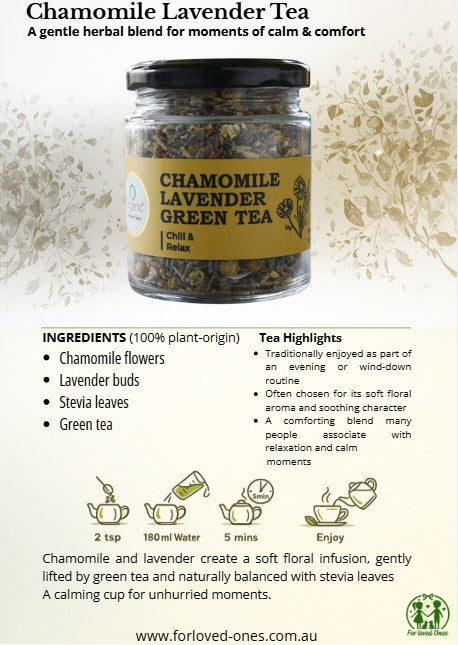 Chamomile Lavender Green Tea