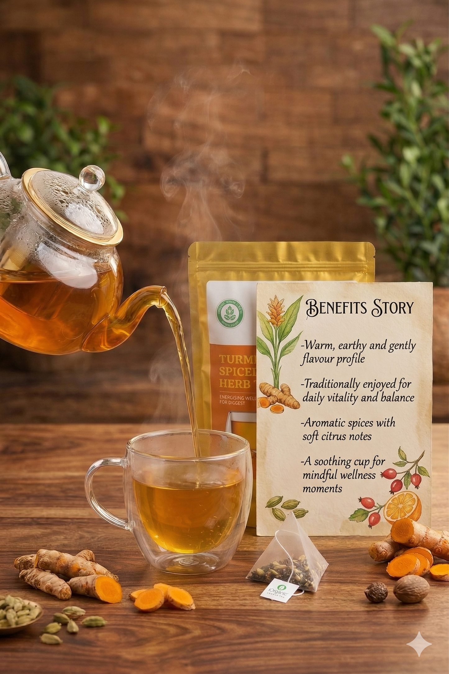 Turmeric Spice Wellness Tea Bags