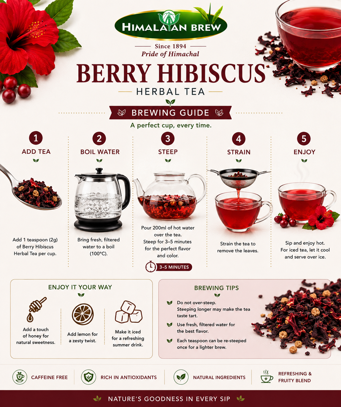 Berry Hibiscus Herbal Tea