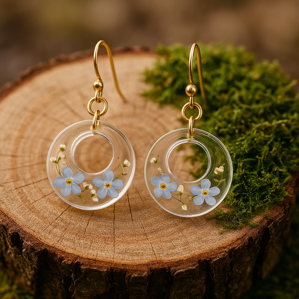 FLO's Eternal Bloom Forget-Me-Not Earrings