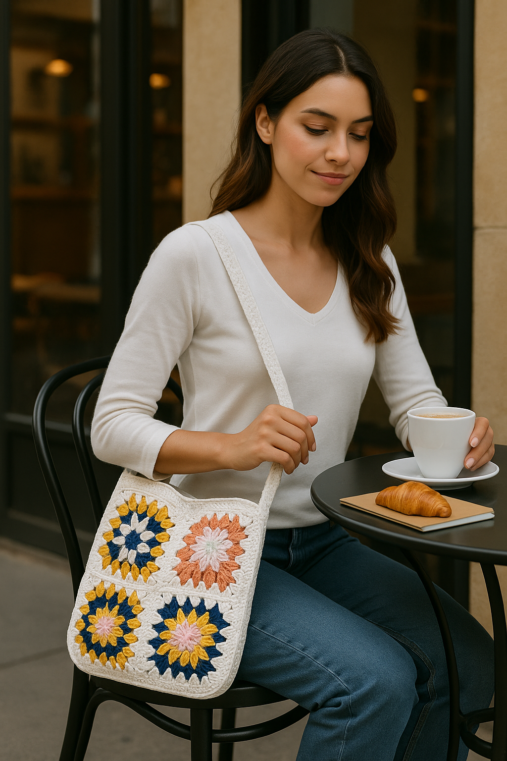FLO's Sunny Bloom Crochet Sling