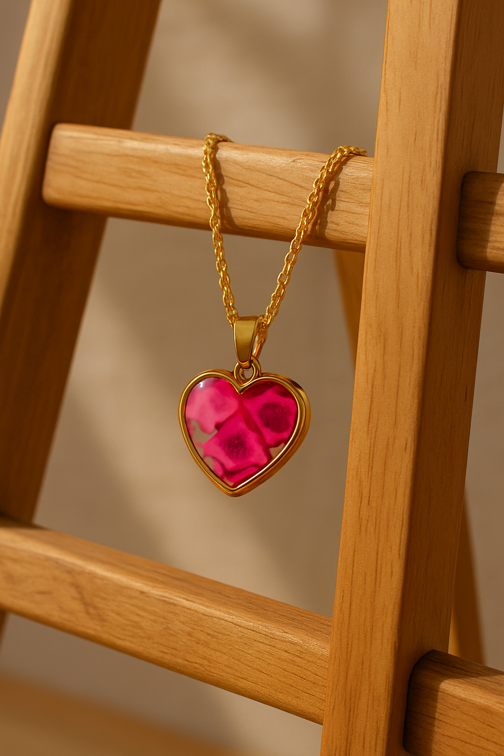 FLO's Eternal Rose Heart Pendant