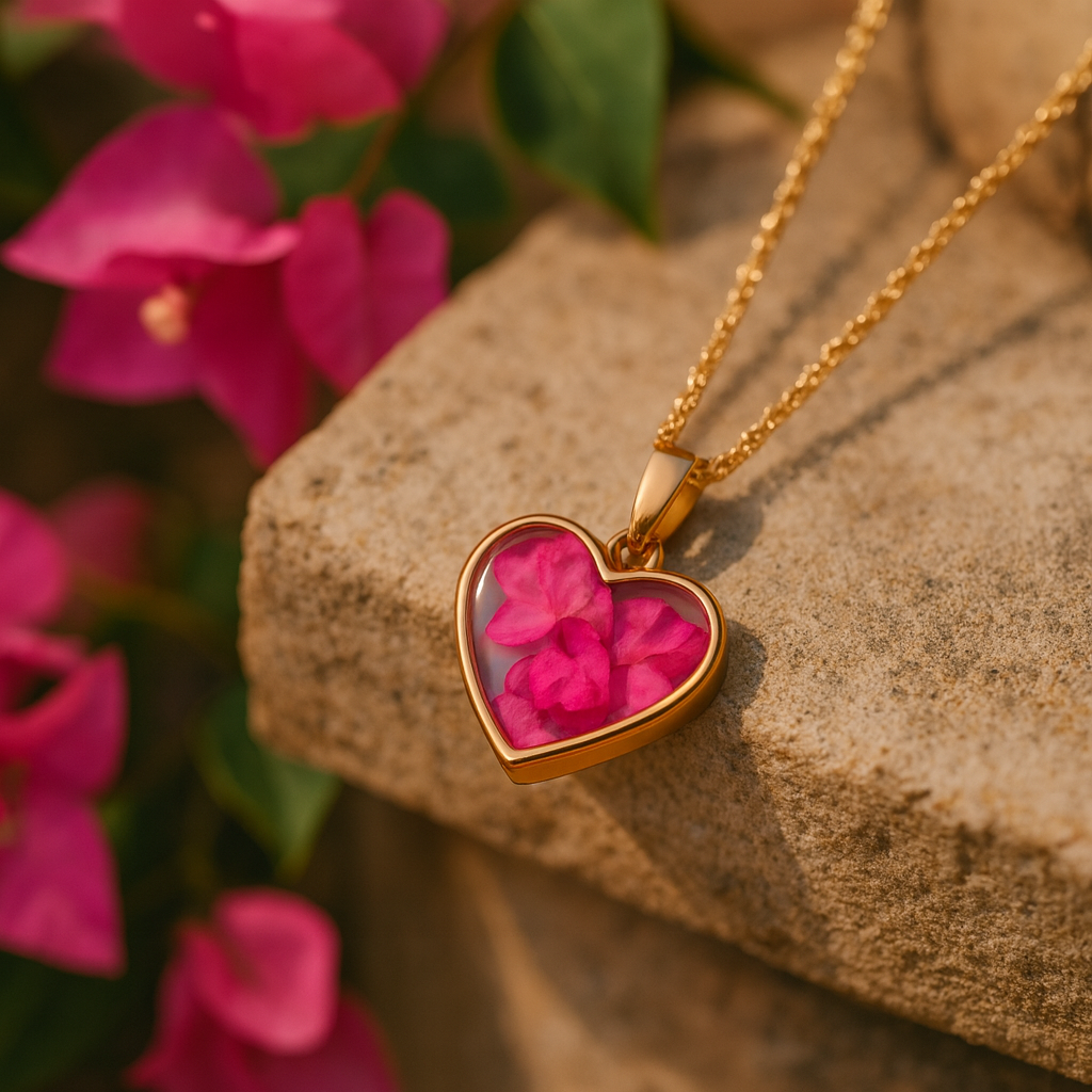 FLO's Eternal Rose Heart Pendant