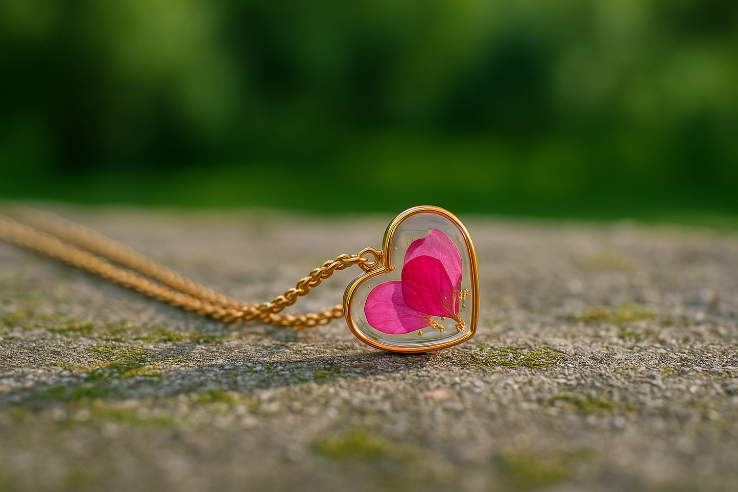 FLO's Eternal Rose Heart Pendant