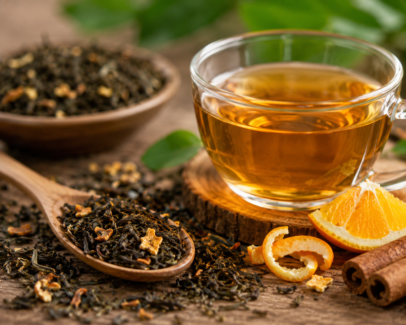 Orange Peel Green Tea
