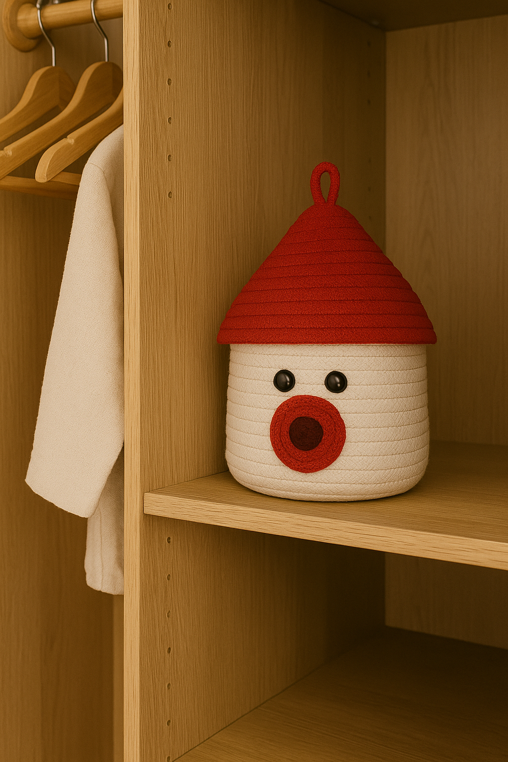 Bear Hug Crochet Storage Basket
