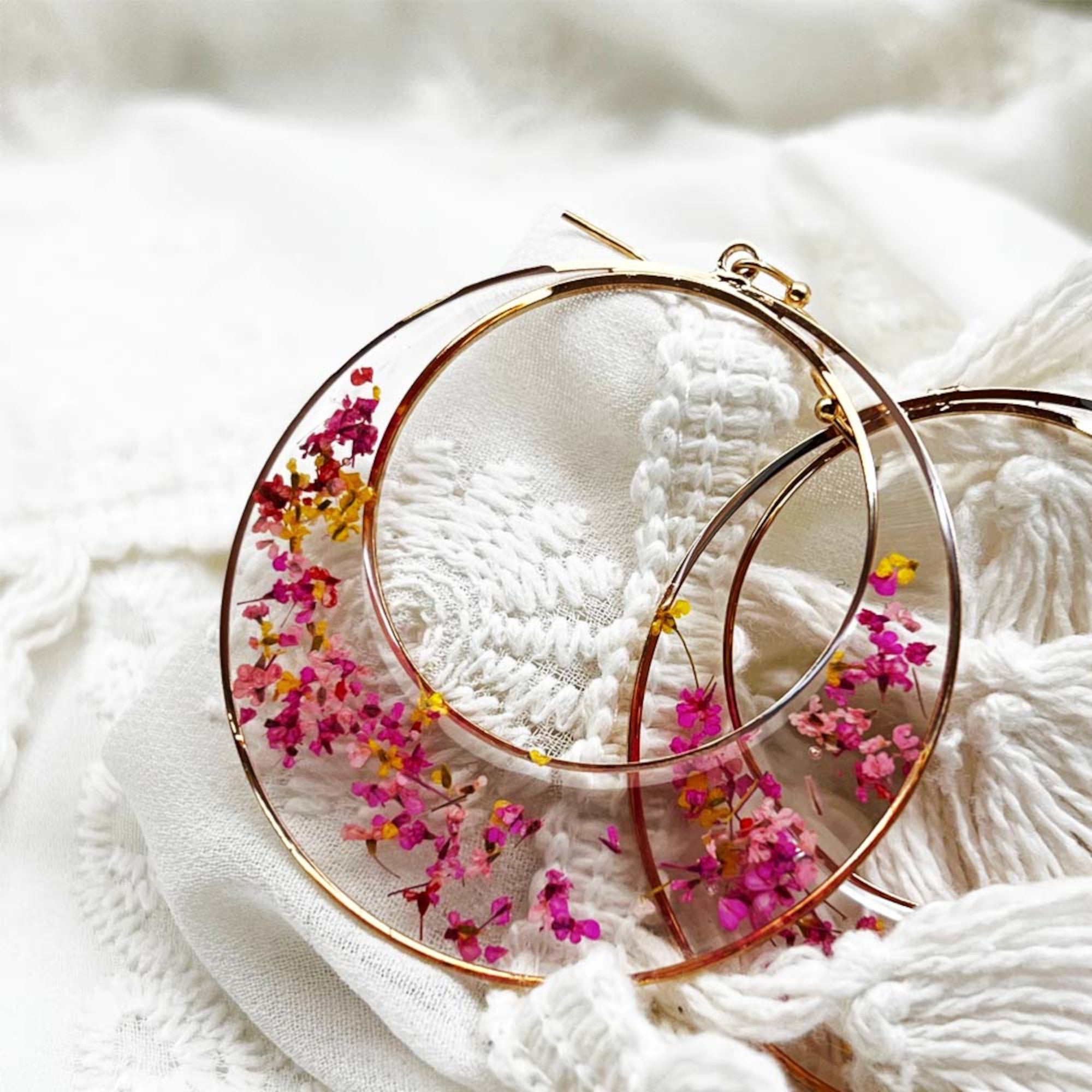 FLO's Queen’s Blossom Hoop Earrings