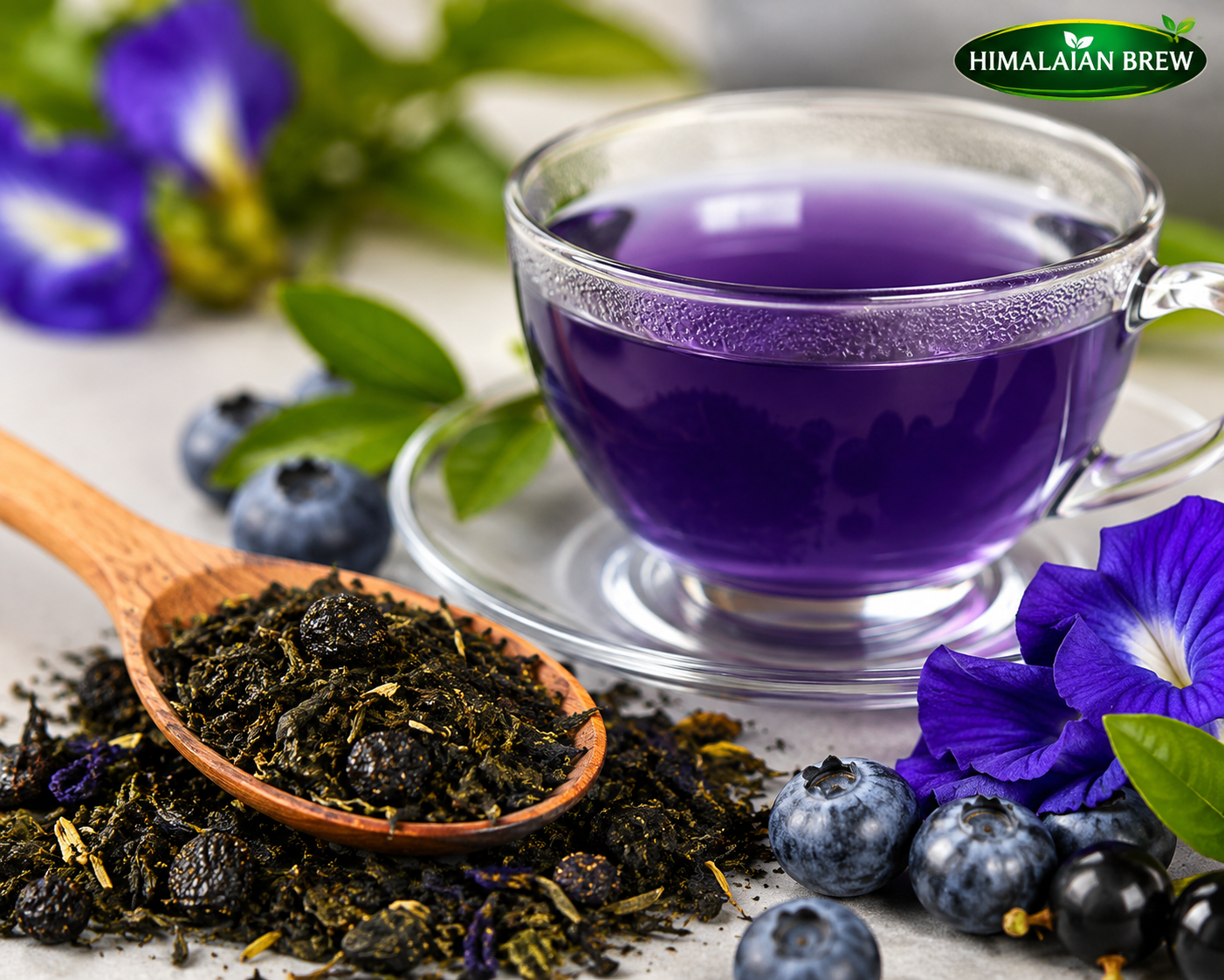 Blueberry Green Tea