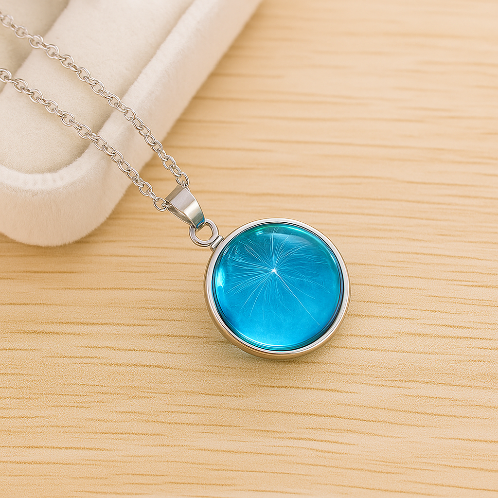 FLO's Ocean's Tranquility Real Dried Flower Necklace