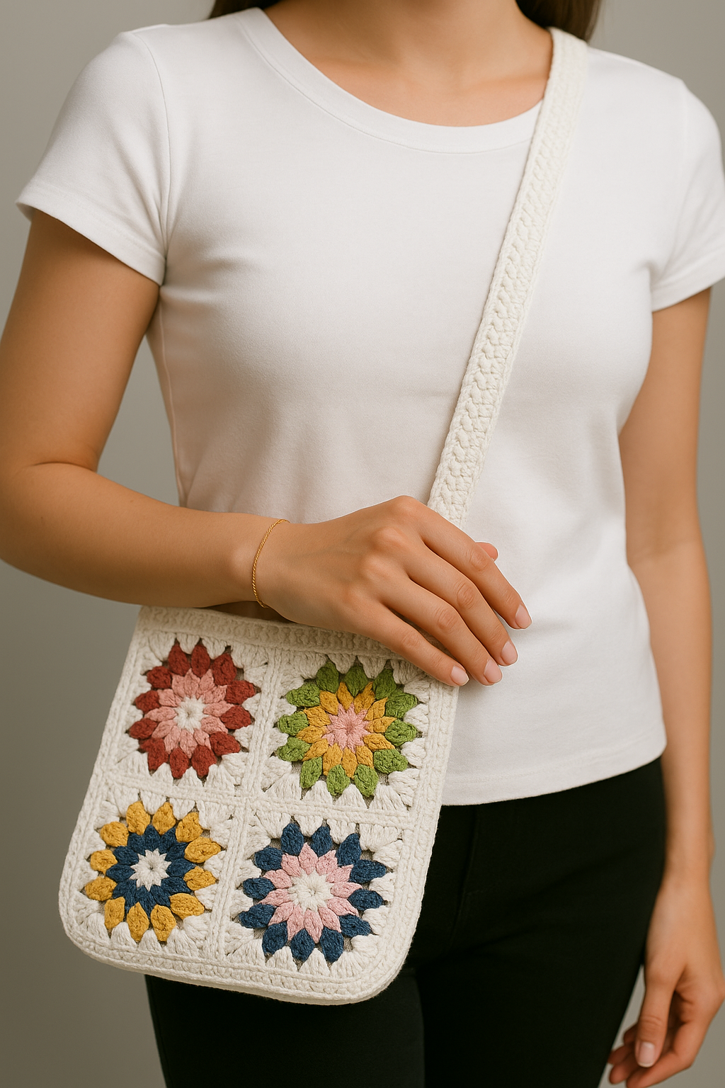 FLO's Sunny Bloom Crochet Sling