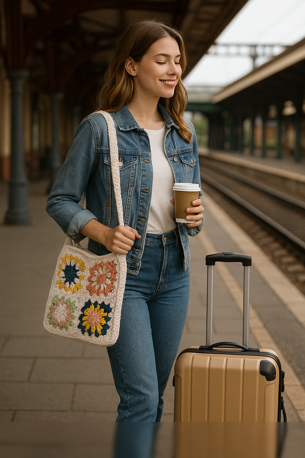 FLO's Sunny Bloom Crochet Sling