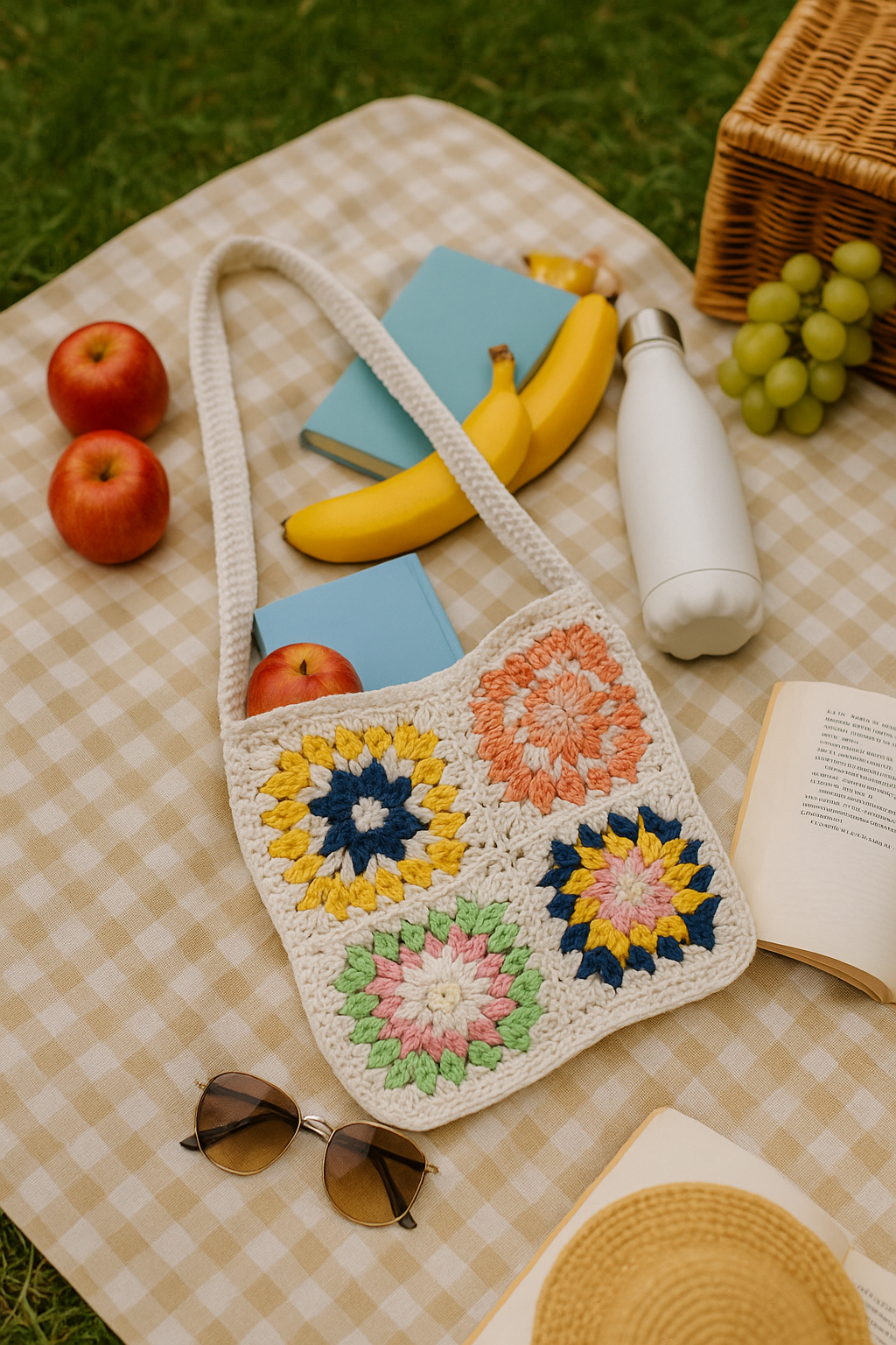 FLO's Sunny Bloom Crochet Sling